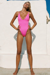 One Piece Neon Pink