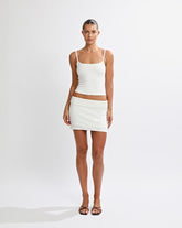 Ava Tank White