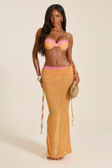 The Solene Bikini Set in Orange