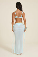 The Solene Bikini Set in Baby Blue