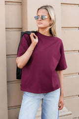 Noah Oversized Tee Cherry