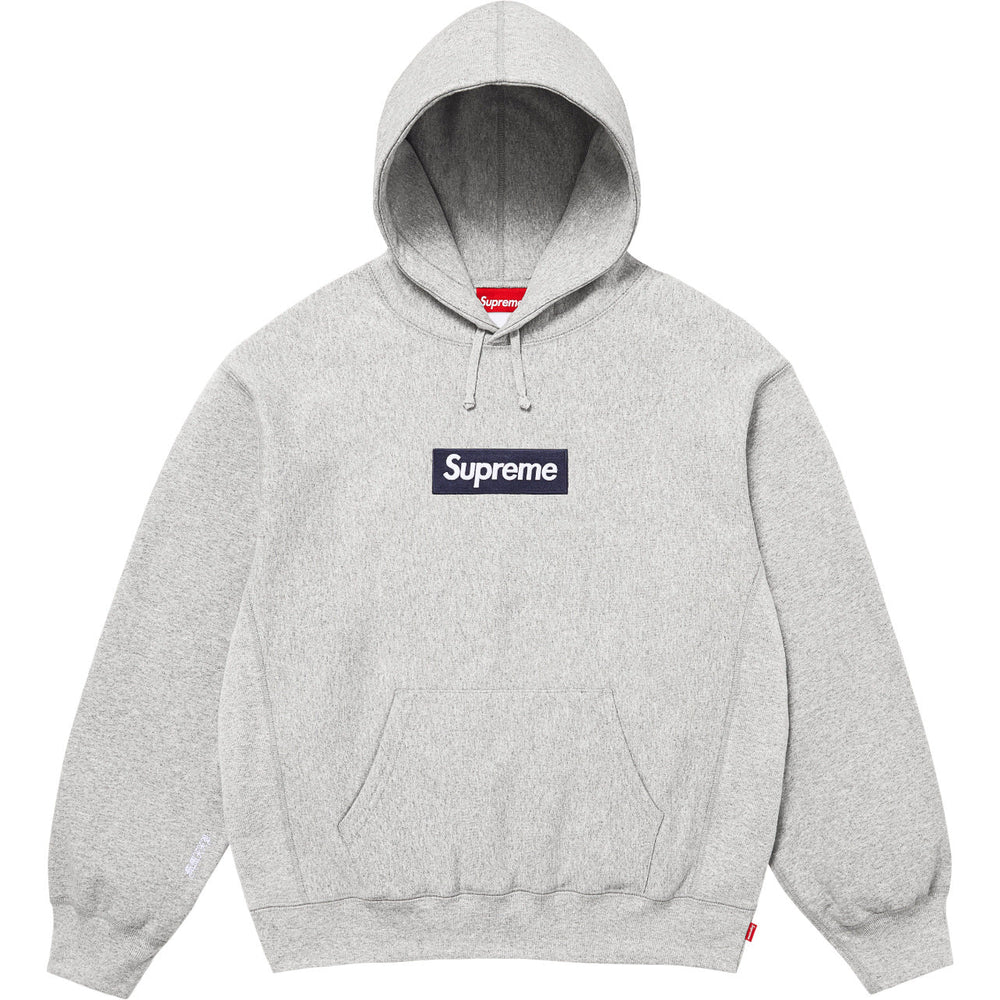 Supreme潮牌连帽卫衣男秋冬加绒宽松街头嘻哈外套纯色长袖套头衫 (27)