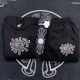 Foreign Trade Niche ADWYSD Sun Roll Plus Fleece Sweatshirt Pants Set Alwaysdowhatyoushoulddo (9)