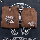 Foreign Trade Niche ADWYSD Sun Roll Plus Fleece Sweatshirt Pants Set Alwaysdowhatyoushoulddo (12)