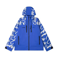 Corteiz Devil's Island Stormtrooper Waterproof Jacket Blue