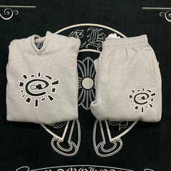 Foreign Trade Niche ADWYSD Sun Roll Plus Fleece Sweatshirt Pants Set Alwaysdowhatyoushoulddo (10)