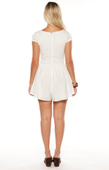 Raldo White Playsuit