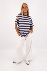 Suki Tee Blue Brown