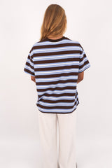 Suki Tee Blue Brown