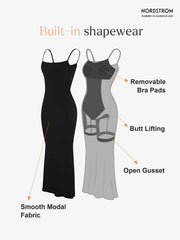 Shapewear Modal Slimming Maxi Slip Dress