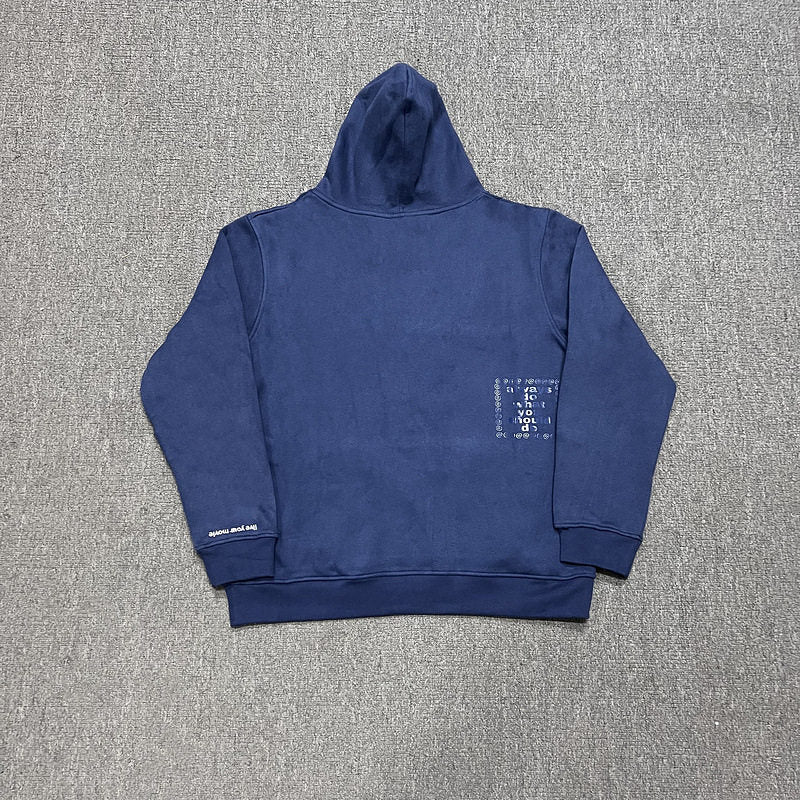 ADWYSD Navy Blue Sun‑Burst Logo sweat suit