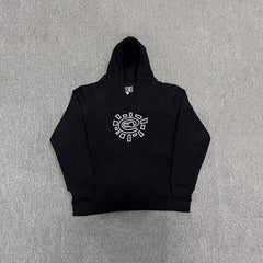 ADWYSD Black Sun‑Burst Logo sweat suit
