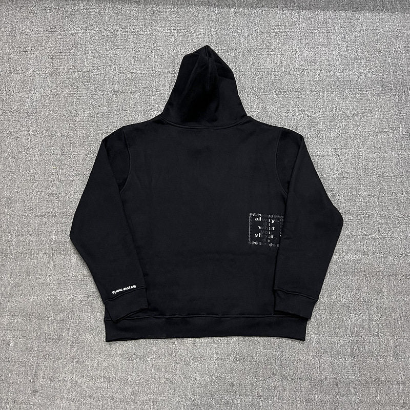 ADWYSD Black Sun‑Burst Logo sweat suit