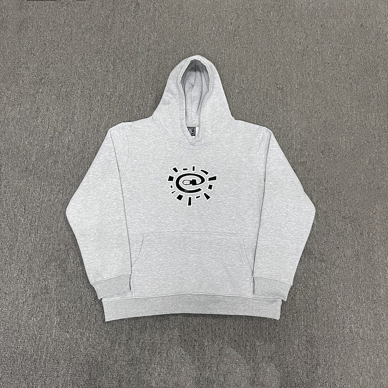 ADWYSD Heather Grey Sun‑Burst Logo sweat suit