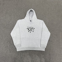 ADWYSD Heather Grey Sun‑Burst Logo sweat suit