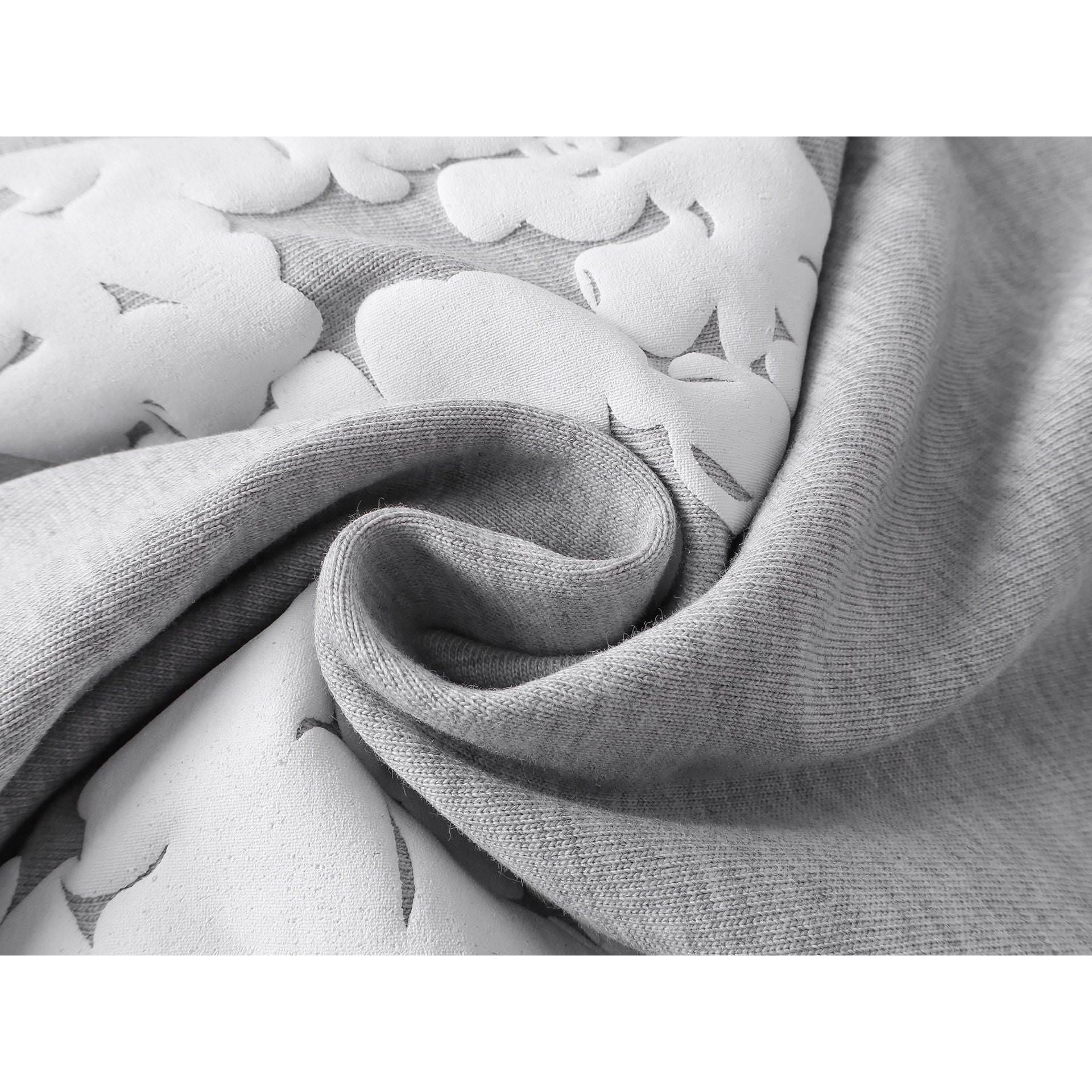 Denim Tears Grey Floral Print Slim Fit Ribbed Tank Top