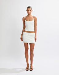Ava Tank White