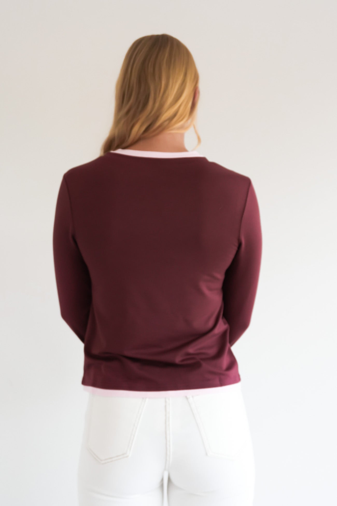 Cloud Tee Burgandy