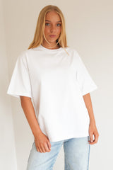 Core Oversized Tee White