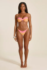 The Solene Bikini Set in Orange