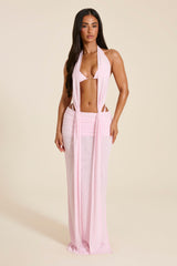 The Kellie Maxi Skirt in Pink