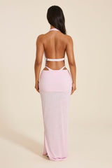 The Kellie Maxi Skirt in Pink