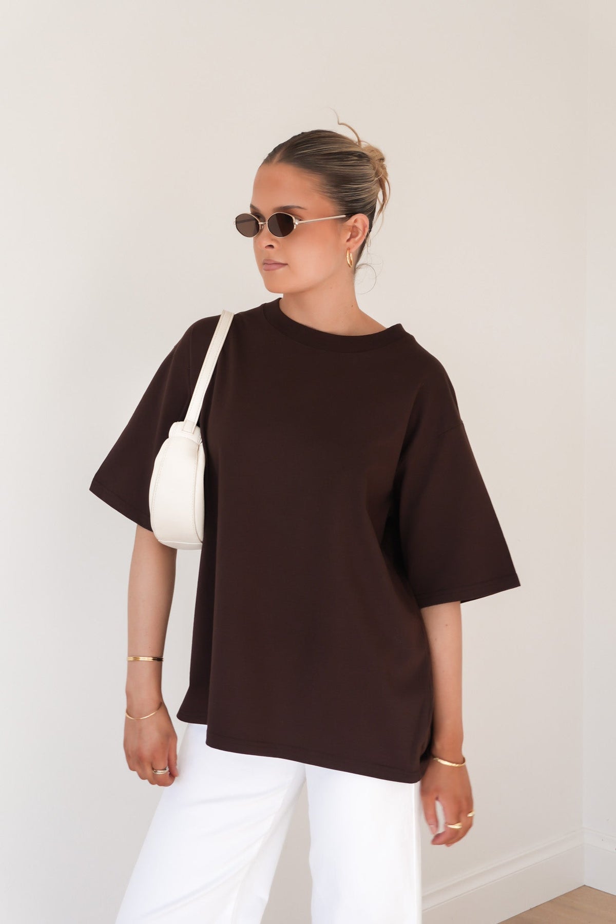 Noah Oversized Tee Chocolate