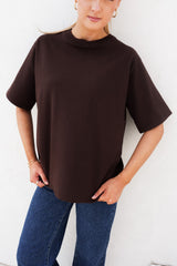 Noah Oversized Tee Chocolate