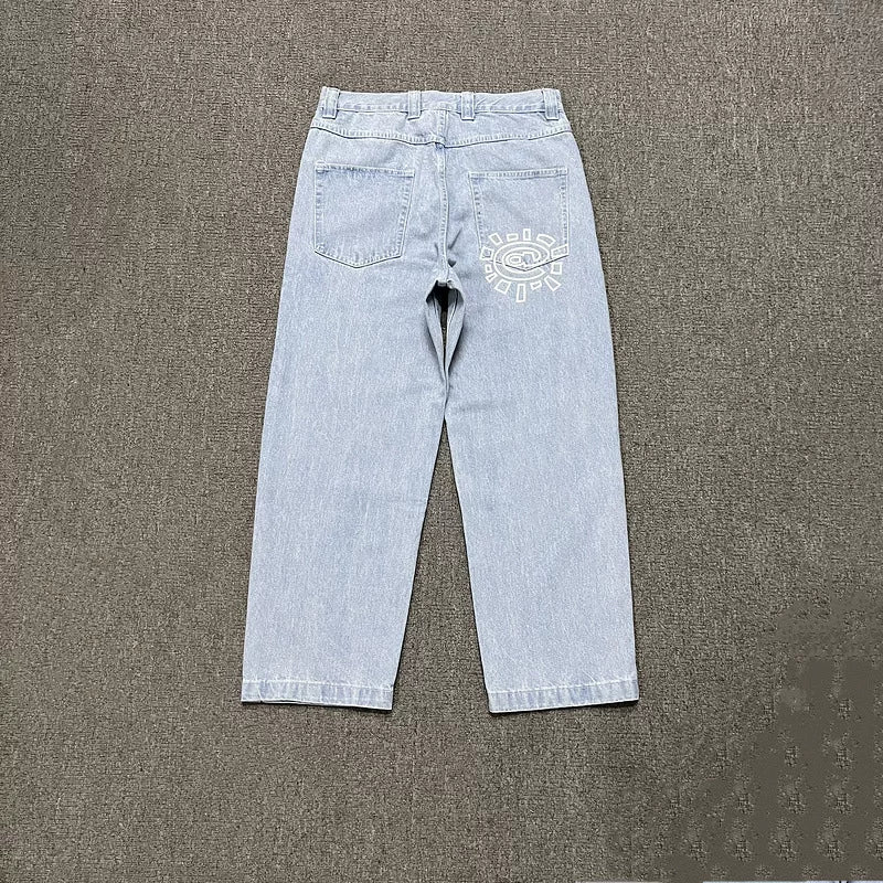 ADWYSD alwaydowhatyoushoulddo sun roll plus velvet American trendy brand loose leggings (13)