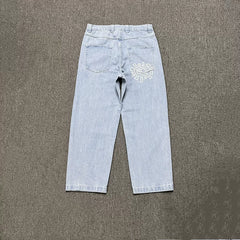 ADWYSD alwaydowhatyoushoulddo sun roll plus velvet American trendy brand loose leggings (13)