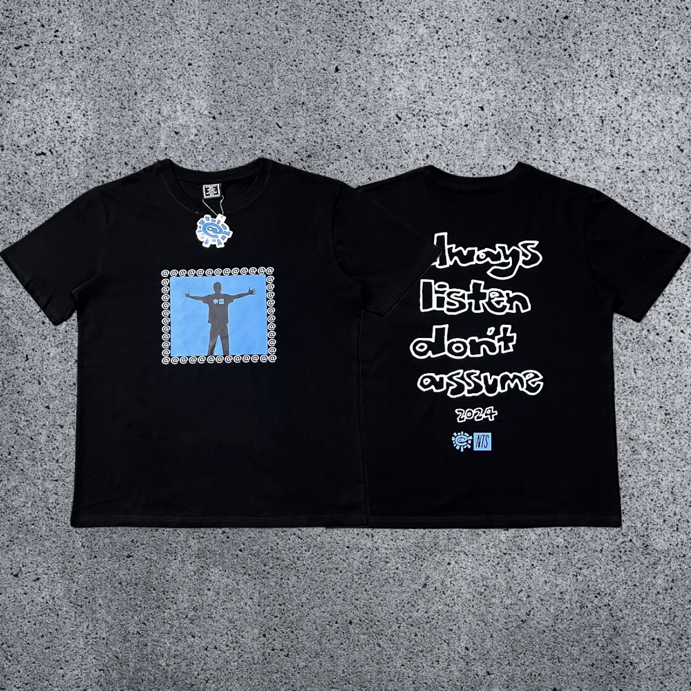 2025 New ADWYSD Short Sleeve TALK Sun Roll Fun Printed American High Street Skateboarding Cotton Round Neck T-shirt (36)