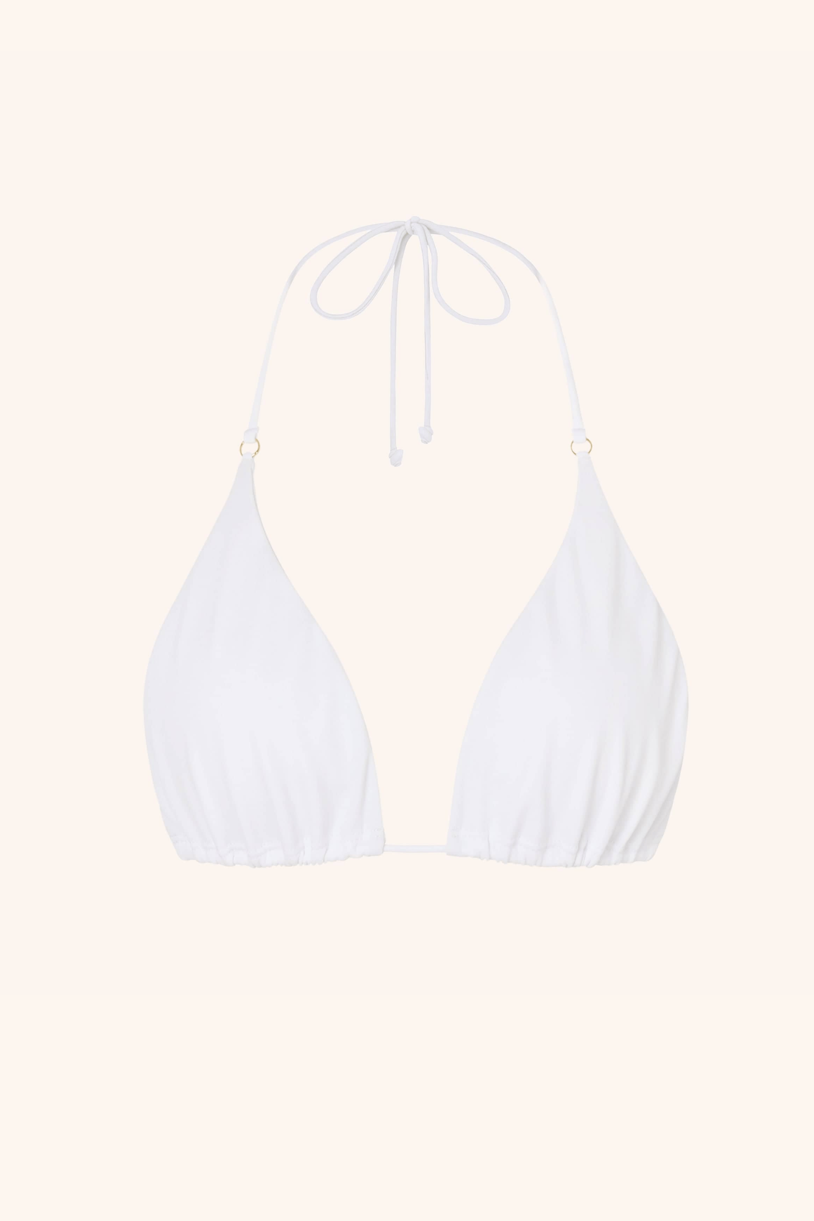 Halterneck Triangle White
